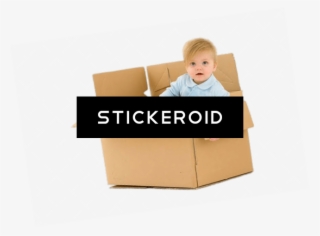Child In Cardboard Box - Toddler #5531813