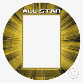 Rpl Sports Gold Round Clinger-png #5532931