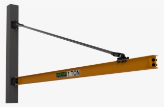 Mustang Wall-mounted Tie Rod Style Jib Crane - Fretsaw #5533833