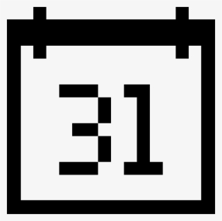 Png File Svg - Calendar Pixel #5540198