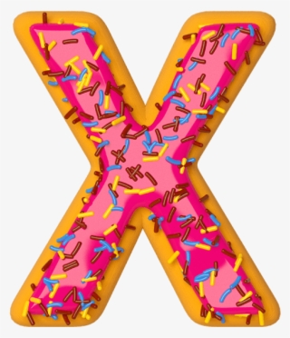 Donut Font - Letter I Doughnut Png #5541021