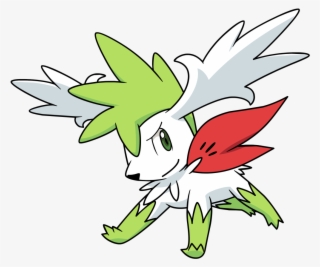492shaymin Sky Forme Dp Anime 3 - Sky Shaymin #5547194