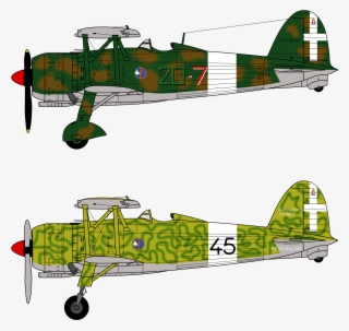 File - Fiat C - R - 42 Falco Profiles - Fiat Cr.42 #5547497