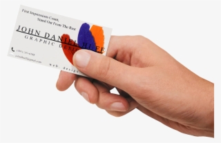 Hand Card Png - Hand Holding Card Png #5547498