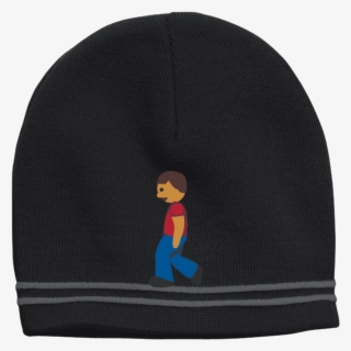 Man Walking Emoji Stc20 Sport-tek Colorblock Beanie - Man Walking Emoji Stc15 Sport-tek Performance Knit #5547636