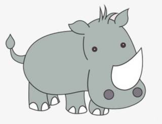Rhinoceros Icon Rhino Transprent - Rhino Cartoon #5549657