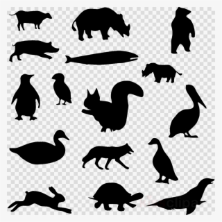 Animal Silhouettes Png Clipart Rhinoceros Clip Art - Personalized Black Rhino Silhouette Shower Curtain #5549768