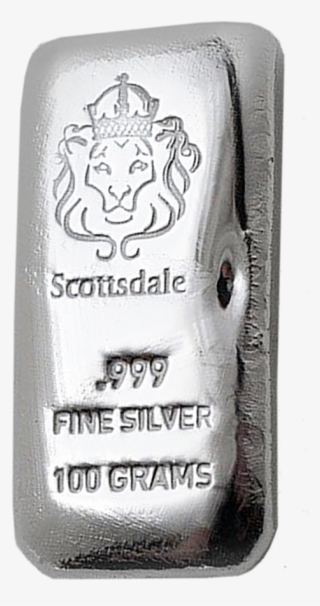 Scottsdale Mint 100g Cast Silver Bar - Scottsdale 100g Silver Bar #5552931