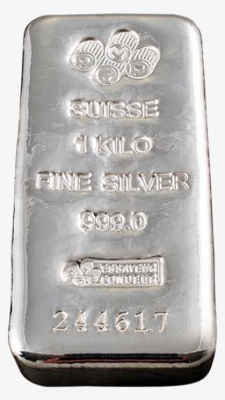 1kg Pamp Silver Cast Bar - Silver #5553026