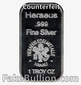 Click To Enlarge Image Heraeus Fake Obverse - Silver #5553228