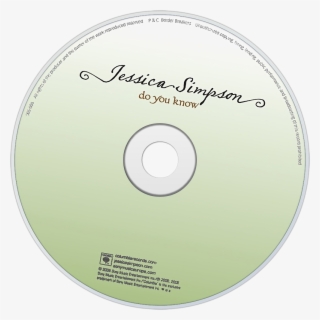 Jessica Simpson Do You Know Cd Disc Image - Corazon Feliz #5553932