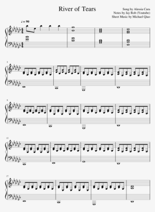 River Of Tears Sheet Music Composed By Song By Alessia - Bts Blood Sweat And Tears Flute Sheet Music #5554445