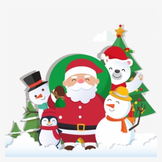 The Christmas Background With Santa Claus And Merry - Christmas Day #5555109