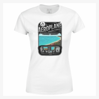 Cessna Over St Pete Beach Aeroplane Apparel Ladies - Shirt #5555401