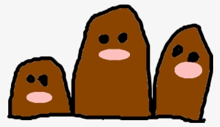 Dugtrio - Cartoon #5555510