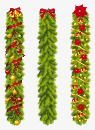 Adorno Navidad - Christmas Deco Garland Png #5555707