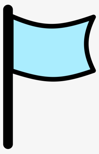 Open - Wave Flag Clipart Black And White #5555751