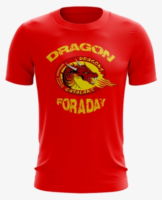 'dragon For A Day' 2018 Challenge Cup Final T-shirt - Catalans Dragons #5556141