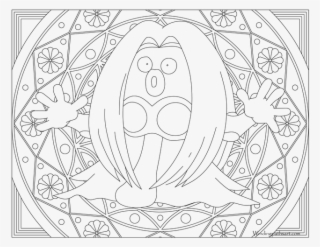 Jynx Pokemon - Mandalas Para Colorear De Pokemon #5556240