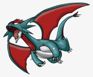 327kib, 970x823, Fake Mega Salamence By Wazzzaap-d6zzmeq - Dragon Type Pokemon With Mega Evolution #5556395