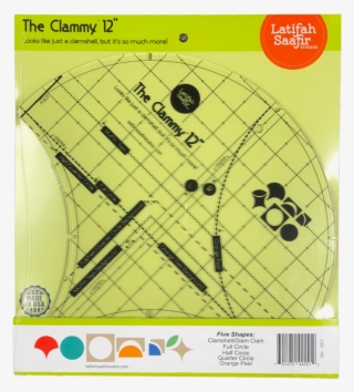 The Clammy 12" - Clammy 12 Inch Template By Latifah Saafir Studios (lss-100) #5556542