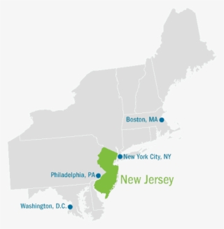 New Jersey Perfectly Located - Map #5559546