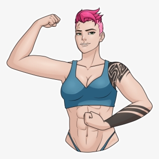 I Felt Like The Buff God, Zarya Needed A Little More - Cartoon #5560260