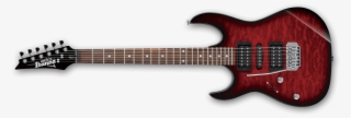 Ibanez Grx70qal Trb Electric Guitar Transparent Red - Red Ibanez Electric Guitar #5561758