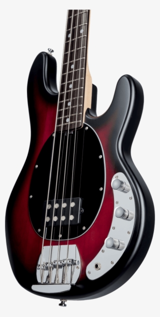 Sterling By Musicman Sub Ray4 - Sterling By Music Man Sub Ray4 Ruby Red Burst Satin #5561997