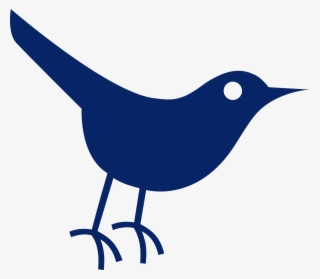 Twitter Bird Logo Transparent Background Download - Black Twitter Logo