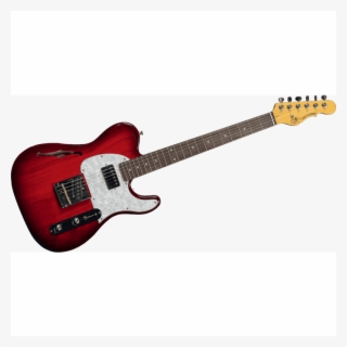 G&l Tribute Asat Classic Bluesboy Semi-hollow Redburst - Electric Guitar #5562522