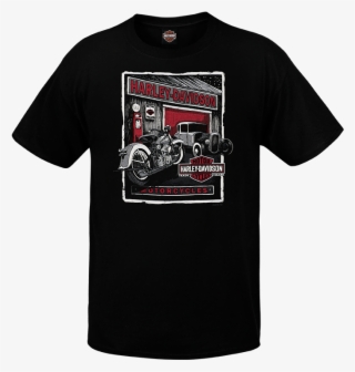 Grunge Garage Graphic Tshirt Lone Wolf Harley Davidson - Sign Language Club Shirts #5562945