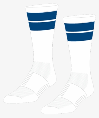 Lacrosse Grunge Crew Socks White And Blue #5563307