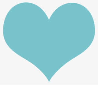 Heart Colour Cadet Blue Valentine 999px - Dodatki Do Teł Kartka #5565401