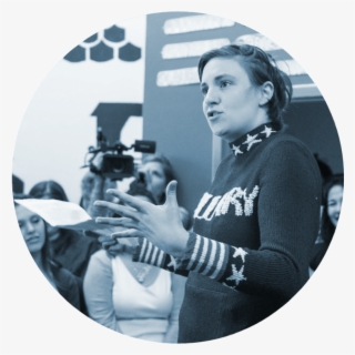 Lena Dunham Hillary Clinton Iowa City Voting Girls - Scenes Inside Hillary Clinton's Election Night Party #5567747