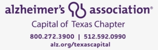 Capital Of Texas Logo Numbers - Alzheimer's Association Symbol #5568218