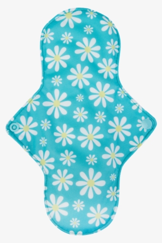 Toalla Sanitaria Regular Margaritas - Daisies On Apple Green Shower Curtain - 71" By 74" #5569669