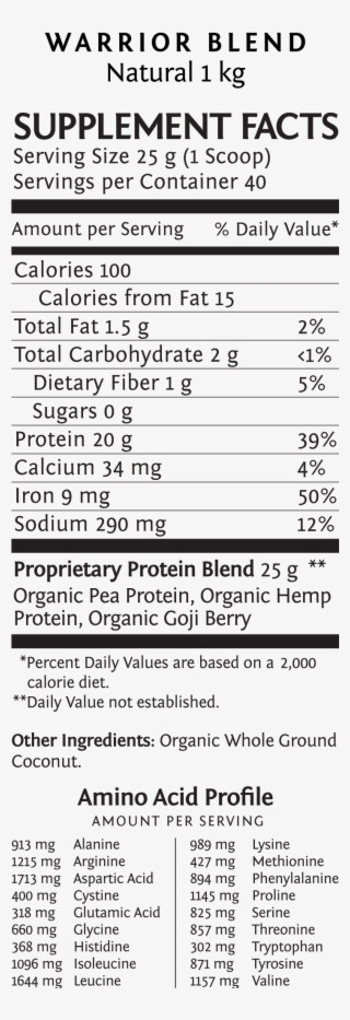 Warrior Blend Natural Protein Powder - Sun Warrior Sun Warrior Natural Rice Protein #5569860