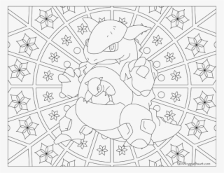 Kangaskhan Pokemon - Coloring Pages For Charmander Squirtle And Bulbasaur #5570338