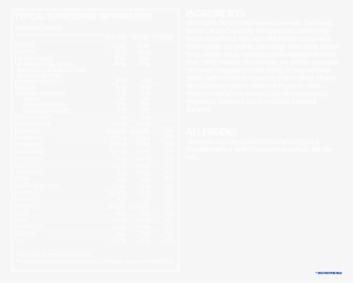 The Nutrition Facts And Ingredients Of Only One Variant - Ivory #5570512