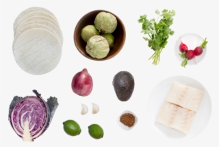 Crispy Fish Tacos With Salsa Verde & Red Cabbage Slaw - Taco #5571245