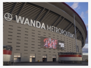 Transparent Media Façade For Atlético Madrid - Stadium #5572638