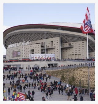 Transparent Media Façade For Atlético Madrid - Transport Hub #5573210