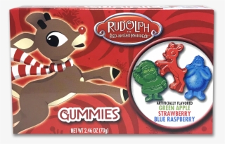 Rudolph Gummy Theater Box - Rudolph The Red-nosed Raindeer Play-a-sound Book And #5577468