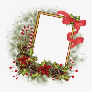 Paper Frames, Png Format, Digital Scrapbooking, Christmas - Verymany Png Christmas Cluster Frame #5578964