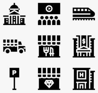 City Life - Iconos Urbanos Png #5579940