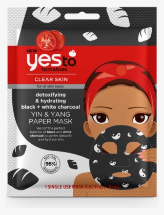 Yes To Tomatoes - Yes To Tomatoes Detoxifying Charcoal Paper Mask #5580829