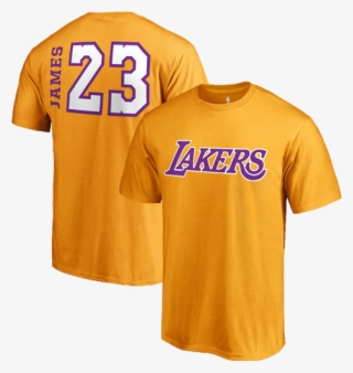 Los Angeles Lakers Lebron James Side Sweep Player T-shirt - Lebron James Lakers Shirt #5581010
