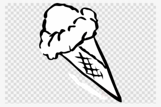 Black And White Transparent Ice Cream Clipart #5584274 Black And White Transparent Ice Cream Clipart #5584274