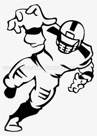 Football Player - Football Player Line Drawing Png #5584799